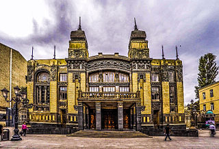 Azerbaijan State Academic Opera and Ballet Theater opera house in Baku