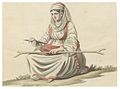Bartholdy, albánská žena v práci (1805)