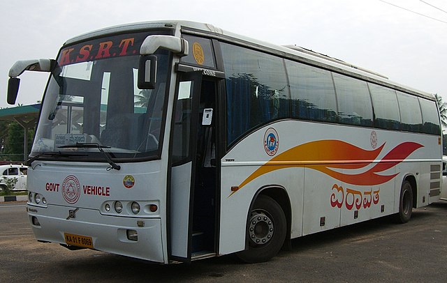 KSRTC's Airavat Volvo.