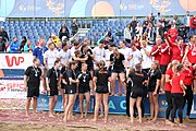 Deutsch: Beachhandball Europameisterschaften 2019 (Beach handball Euro); Tag 6: 7. Juli 2019 – Siegerehrungen English: Beach handball Euro; Day 6: 7 July 2019 – Medal ceremony