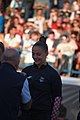 Deutsch: Beachhandball bei den Olympischen Jugendspielen 2018 in Buenos Aires; Tag 7, 13. Oktober 2018; Medaillenzeremonie Mädchen - Gold: Argentinien, Silber: Kroatien, Bronze: Ungarn English: Beach handball at the 2018 Summer Youth Olympics in Buenos Aires at 13 October 2018 – Medal Ceremony Girls - Gold: Argentina, Silver: Croatia, Bronze: Hungary Español: Handball de playa en los Juegos Olimpicos de la Juventud Buenos Aires 2018 en 13 de octubre de 2018 – Medalla Ceremonia para niñas - Oro: Argentina, Plata: Croacia, Bronce: Hungría