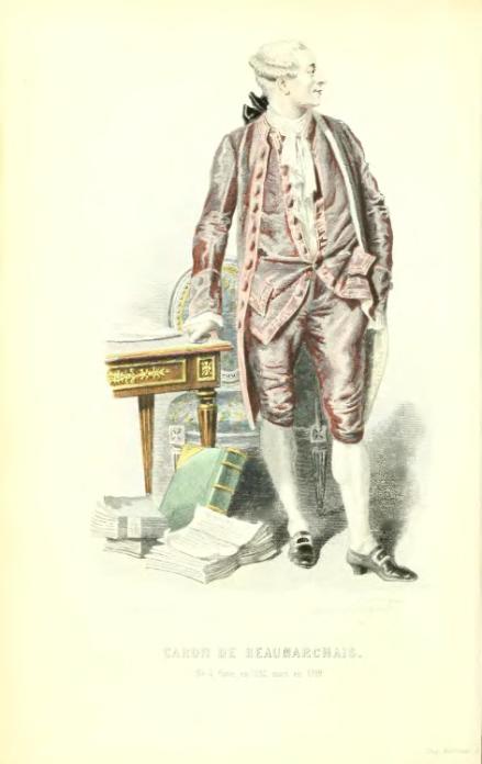 Caron de Beaumarchais, né en 1732, mort en 1799