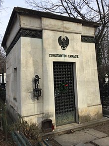 Grave of Constantin Tănase at Bellu Cemetery