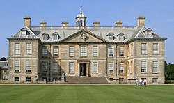 Belton House, Lincolnshire, the south facade.