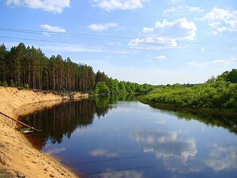 Река Березина, Белорусија.