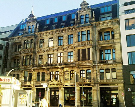 Berlin Kreuzberg Geschäftshaus der Baseler Feuerversicherungs Gesellschaft Hotel Angleterre