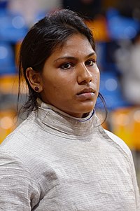 Bhavani Devi au Trophée BNP Paribas, 2015
