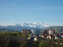 Bischkek – Blick auf das Gebirge