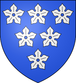 Coat of arms of Fraser of Touchfraser and Cowie Blason Famille de Lambilly.svg