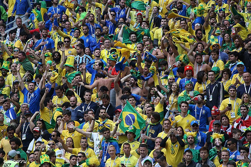 File:Brazil fans Russia 2018.jpg