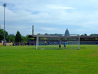Breese Stevens Field playing field in Madison, Wisconsin