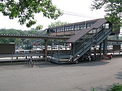 Noroton Heights station is a stop on the New Haven Line