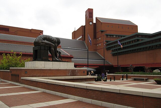 British Library in London, the largest in the world