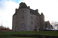 Broughton Place, a twentieth-century modern building in the seventeenth-century Scots Baronial style Broughton Place - geograph.org.uk - 386749.jpg