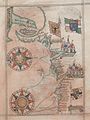 Carte du nord de l'Europe (par Guillaume Brouscon, 1543).