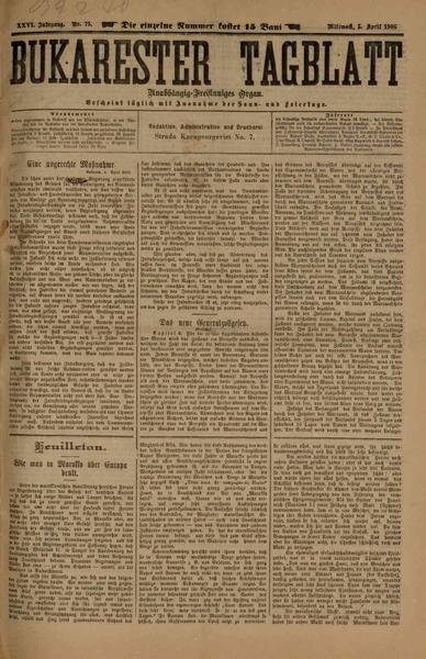 File:Bukarester Tagblatt 1905-04-05, nr. 075.pdf