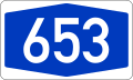 Bundesautobahn 653 number.svg