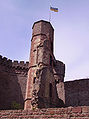 Tower and wall of Dilsberg near Neckarsteinach