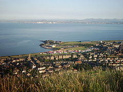 Panorama sobre Burntisland