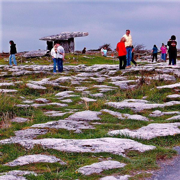 File:Burren - Poulnabrone Dolmen - Distant View from Path - geograph.org.uk - 3772615.jpg