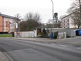 die Bushaltestelle Uhlandstraße in der Uhlandstraße in Wetzlar für die Fahrtrichtung Norden