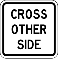 Cross other side