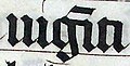 Calligraphy.malmesbury.bible.arp (cropped) - Scribal abbreviation "vigiti" for "viginti".jpg