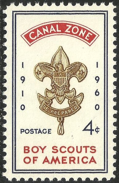 File:Canal Zone, Boy Scouts, 4c, 1960 Issue.jpg