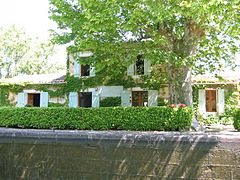 Typical lock keeper's house on the Canal du Midi