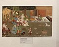 Thumbnail for File:Carvan Serai Scene - Deccani miniature Painting from 20th Century.jpg