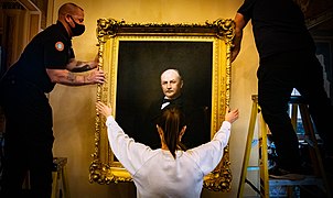 Removal of Charles Crisp's portrait from the Capitol