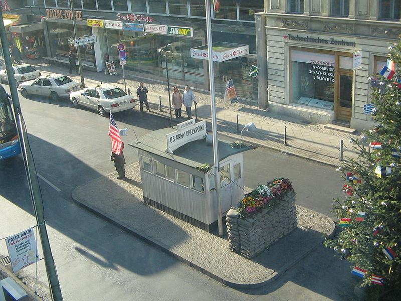 File:Checkpoint Charlie taken from the museum (201154341).jpg