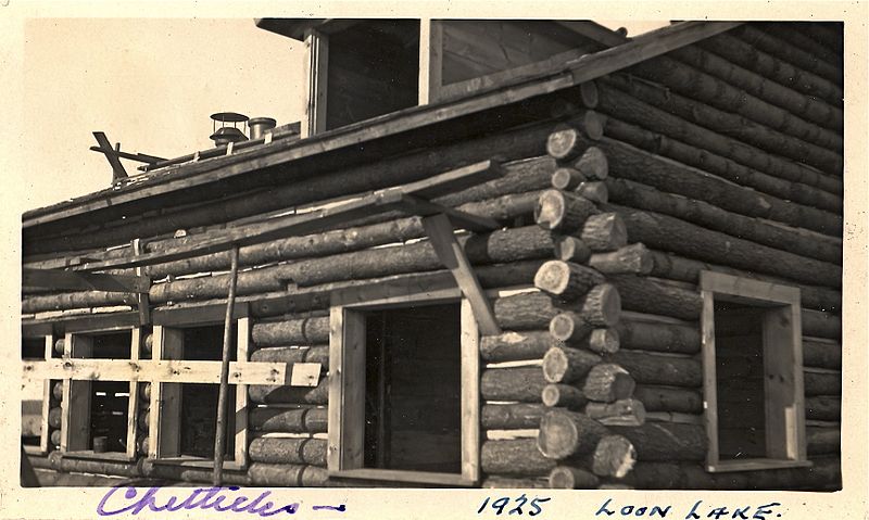 File:Chittick's Cabin on Loon Lake 1925.jpg