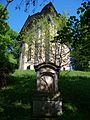 Čeština: Chlumec, okres Ústí nad Labem. Horka, kaple Nejsvětější Trojice. English: Chlumec, Ústí nad Labem District, Ústí nad Labem Region, Czech Republic. Horka hill, Holy Trinity chapel. This is a photo of a cultural monument of the Czech Republic, number: 43307/5-181. Památkový katalog  · MIS  · hledat obrázky  · hledat seznamy  · Wikidata Camera location 50° 42′ 04.4″ N, 13° 56′ 33.1″ E    View all coordinates using: OpenStreetMap