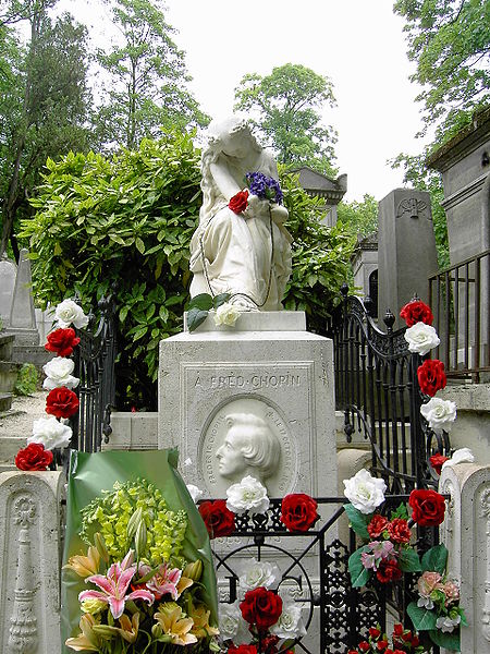 File:Chopin's Grave in Paris.jpg