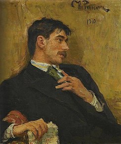 Карней Чукоўскі, партрэт І. Рэпіна (1910