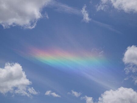 A cirumhorizontal arc seen over Idaho.