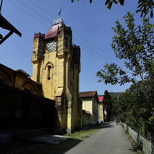 File:Clock Tower at Dr. Graham's Home, Kalimpong 03.jpg