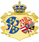 Description de l'image Coat of Arms of Maria Teresa Rafaela of Spain, Dauphine of France.svg.