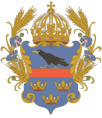 Escudo de armas del Reino de Galicia y Lodomeria dentro del Imperio Austro-Húngaro