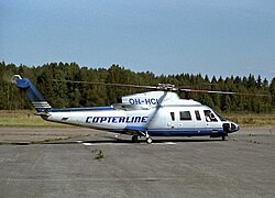 Copterline Sikorsky S-76C+ (OH-HCI) at Helsinki Malmi.jpg