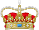 Couronne d'un prince du Danemark.svg