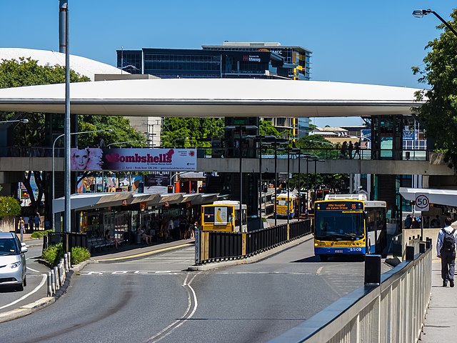 Southbound view in March 2012