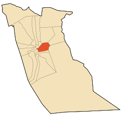 Location of Trifaoui commune within El Oued Province