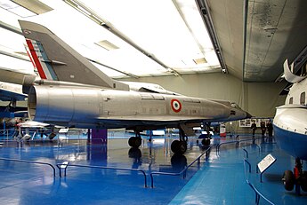 Dassault Mirage IIIV at Musee de l'Air et de l'Espace Dassault Mirage IIIV (MAE).JPG