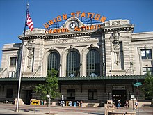 Season 2 began and ended at the flagpole in front of Denver Union Station. Denver union station.jpg