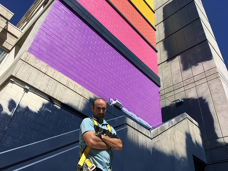 Renowned Mural Artist Archer Paints the First Large-Scale Mural