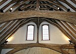 Thumbnail for File:Dragon Hall - the crown post roof - geograph.org.uk - 6384775.jpg