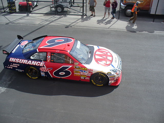 Ragan at Las Vegas Motor Speedway in 2008