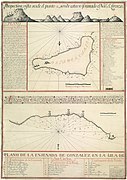 Peta Pulau Easter 1770 yang dihasilkan ketika zaman pemerintahan Sepanyol